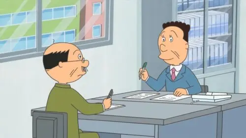 波平デスクワーク